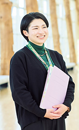 常陸太田市役所 保健福祉部 健康づくり推進課 フレイル対策室［管理栄養士］ 生田目 彩乃さん 生活科学部 食物健康科学科  2021年3月卒業