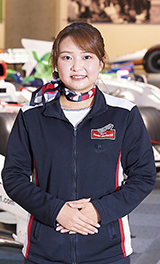 ホンダモビリティランド株式会社モビリティリゾートもてぎHonda Collection Hall 広報担当 藤枝 ほのかさん 文学部 文化交流学科 2019年3月卒業