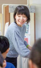 日立市立大久保小学校教諭 埜口 睦さん 文学部 児童教育学科 児童教育専攻 2014年3月卒業