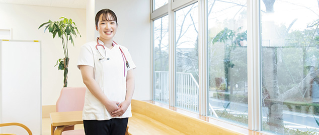 筑波メディカルセンター病院［看護師］ 石橋 茉佑さん 看護学部 看護学科 2019年3月卒業