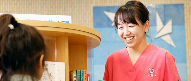 茨城県立こども病院 看護局看護師 根本 香奈絵さん 看護学部 看護学科 2008年3月卒業