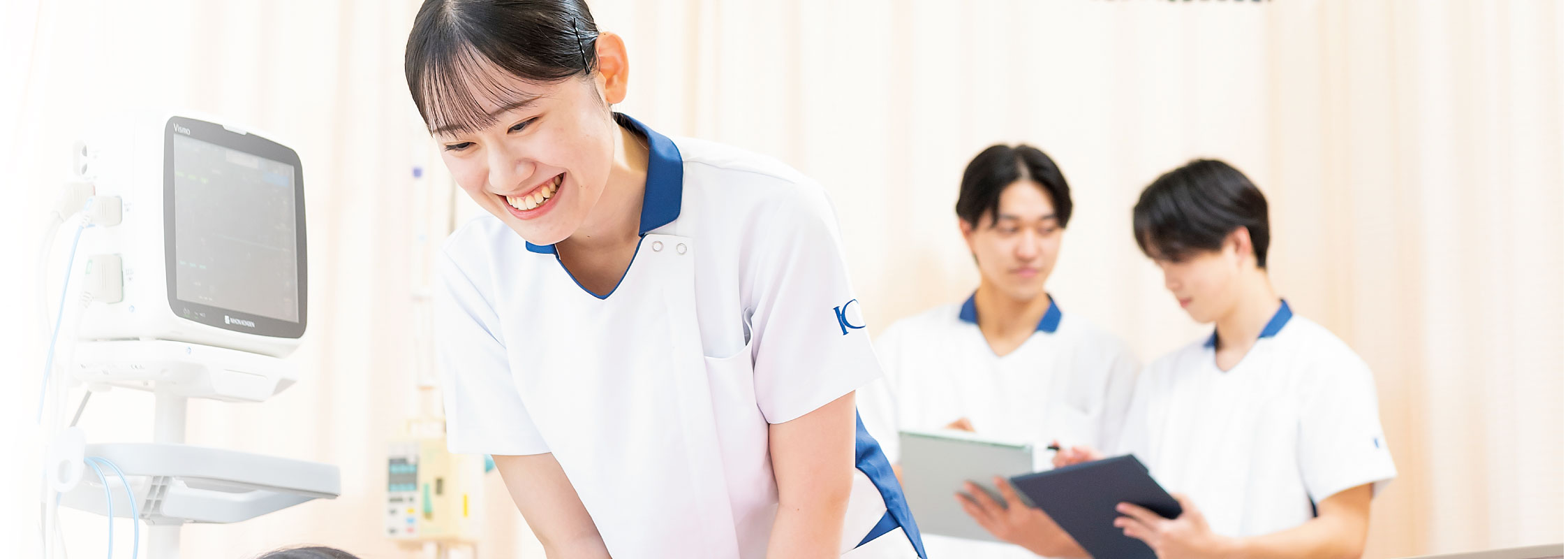[看護学部看護学科]高度な知識･技術を持ち、心の通ったケアを行える看護職者に。